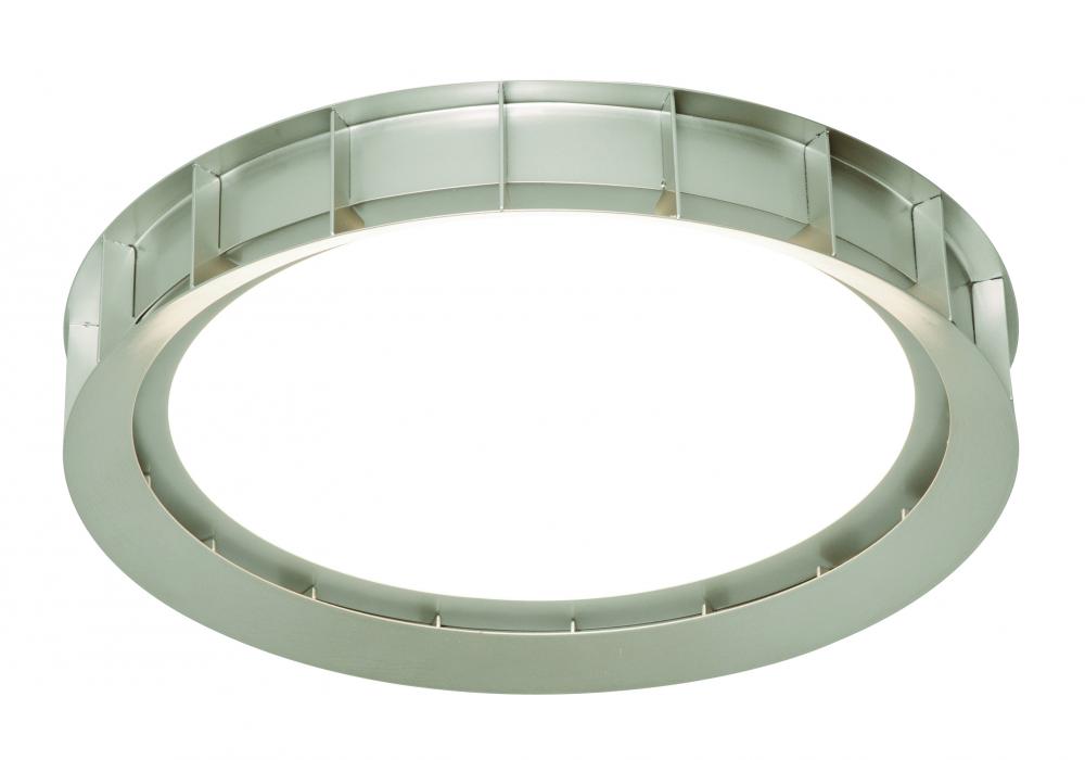 Tatum LED Flushmount - 17''- Satin Nickel