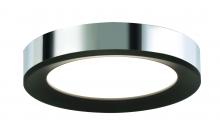 AFX Lighting, Inc. AAF121400L30D1BKPC - Alta LED Low Profile Flush Mount - 12'' - Black/Chrome