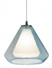 AFX Lighting, Inc. AGP500L30D2SNAQ - Armitage LED Pendant - 3000K - 120-277V - Satin Nickel - Aqua