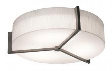 AFX Lighting, Inc. APF1932LAJUDES-LW - Apex 21'' LED Ceiling - Espresso Finish - Linen White Shade