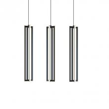 AFX Lighting, Inc. CSSP24L30D1BKLNR3 - Cass 36'' 3 Light Small Linear Pendant- BK