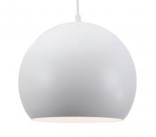 AFX Lighting, Inc. RXYP12WH - Roxy - 12'' Pendant - White Finish