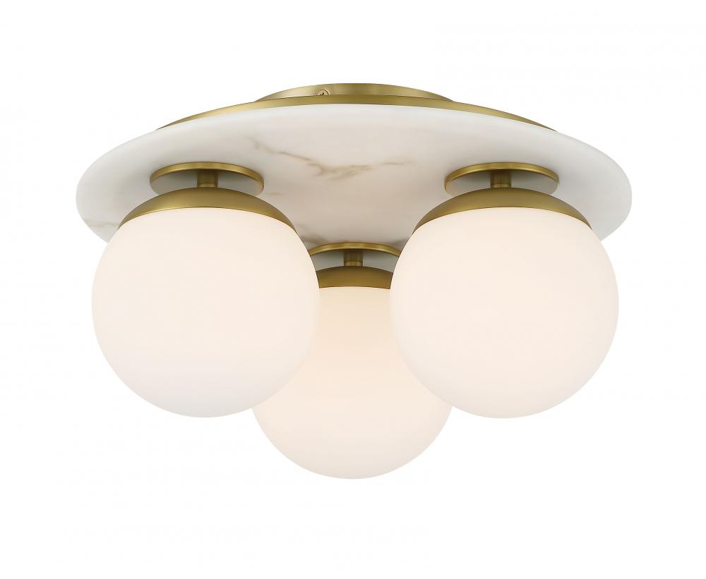 Orban - 3 Light Semi Flush Mount