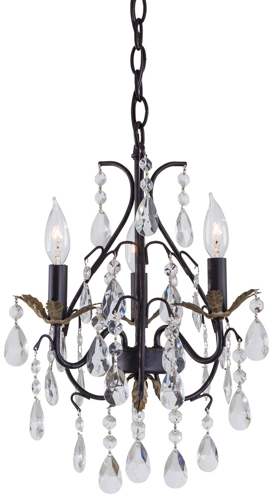 3 LIGHT MINI CHANDELIER