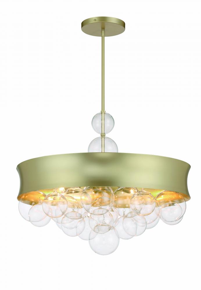 Verdi Square - 27" 8 Light Convertible Pendant