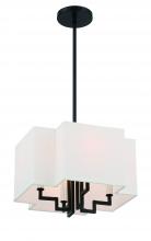 Minka-Lavery 2954-572 - Upham Estates - 4 Light Convertible Pendant/Semi Flush