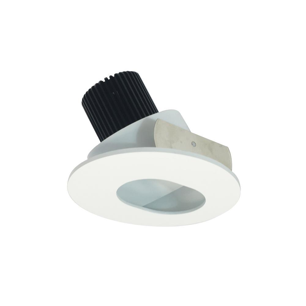 4" Iolite LED Round Adjustable Slot Aperture, 1000lm / 14W, 5000K, Matte Powder White Slot