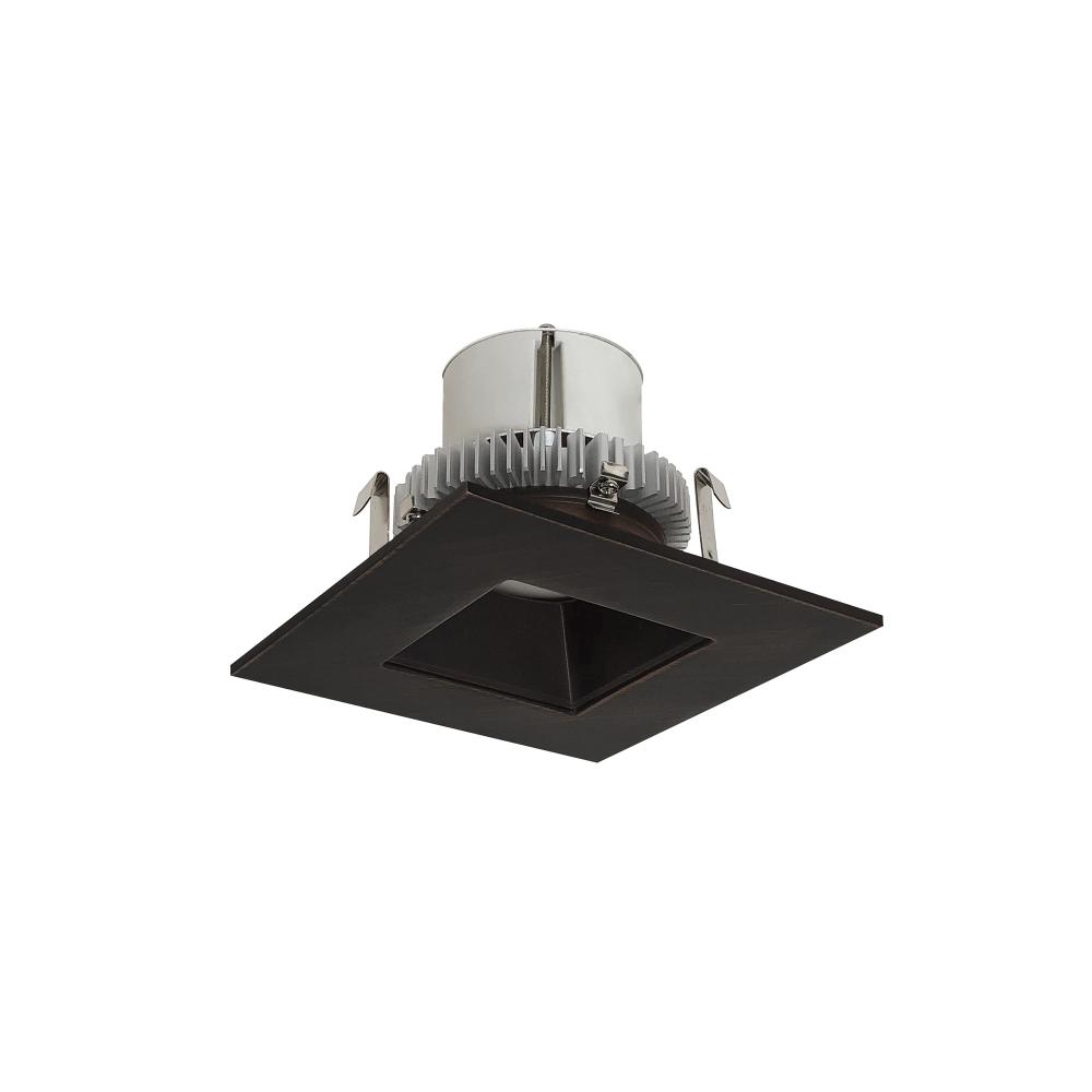 4" Cobalt Click Square Retrofit Reflector with Square Aperture, 750lm / 10W, 3000K, Bronze