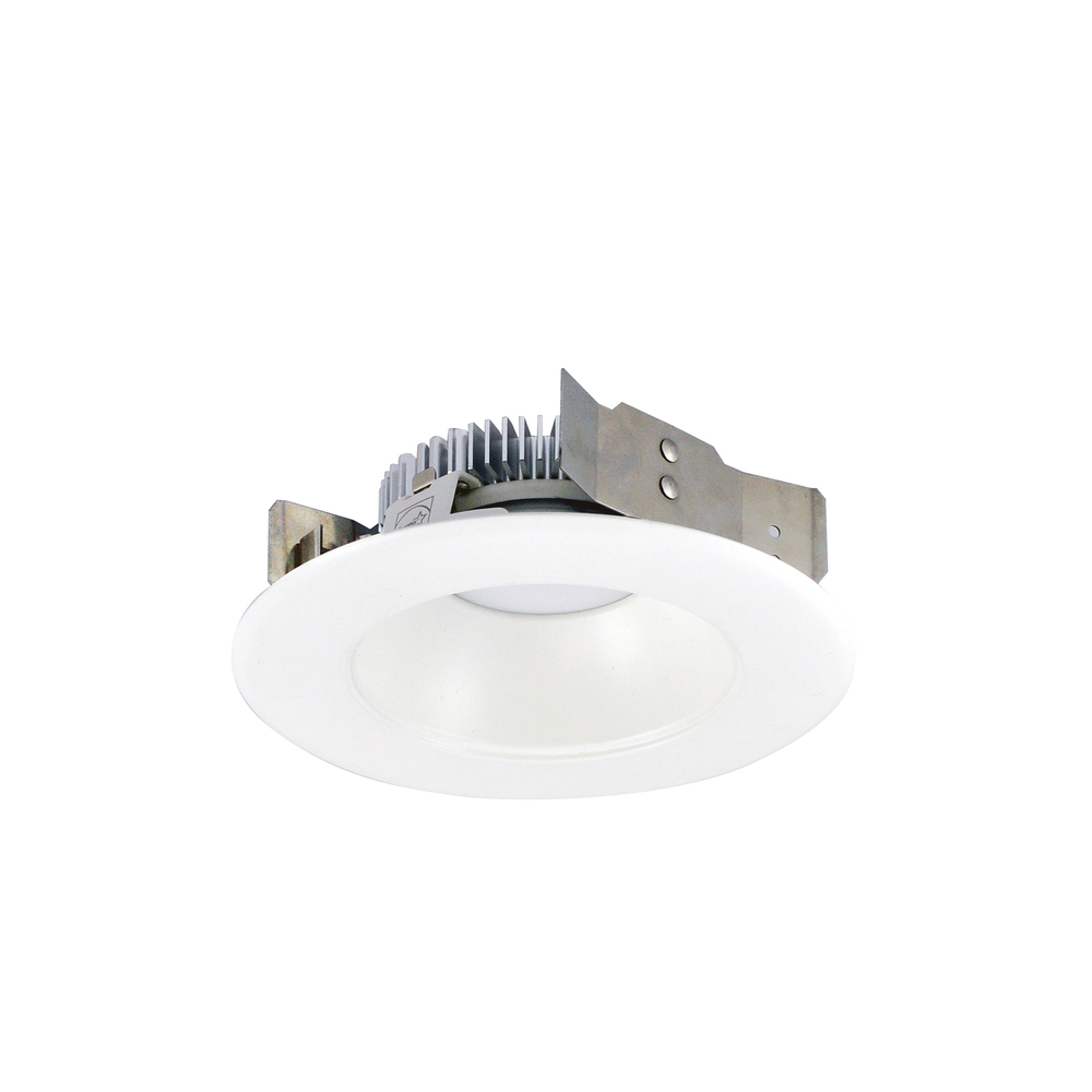 4" Cobalt Shallow High Lumen LED Trim, Round Reflector, 1250lm, 3000K, Matte Powder White