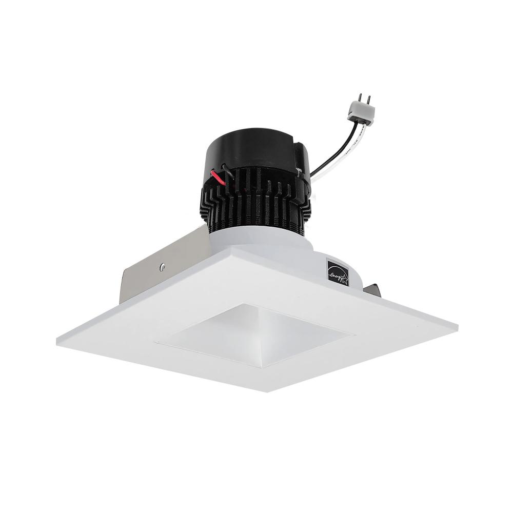 4" Pearl Low Voltage LED Square Retrofit Reflector with Square Aperture, 1100lm / 11W, 3500K,