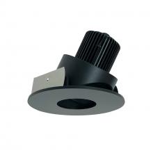 Nora NIO-4RPHA30QBB - 4" Iolite LED Round Adjustable Pinhole, 10-Degree Optic, 800lm / 12W, 3000K, Black Pinhole /