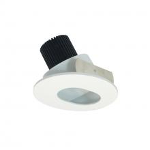 Nora NIO-4RSL27QMPW - 4" Iolite LED Round Adjustable Slot Aperture, 10-Degree Optic, 800lm / 12W, 2700K, Matte Powder