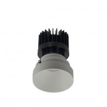 Nora NIO-4RTLNDC27QWW - 4" Iolite LED Round Trimless Downlight, 10-Degree Optic, 800lm / 12W, 2700K, White Finish