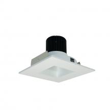 Nora NIO-4SNDSQ30QMPW - 4" Iolite LED Square Reflector with Square Aperture, 10-Degree Optic, 800lm / 12W, 3000K, Matte