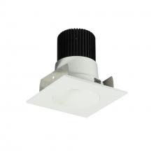 Nora NIOB-2SNDC30XMPW/10 - 2" Iolite LED Square Reflector with Round Aperture, 1000lm / 14W, 3000K, Matte Powder White