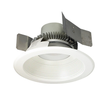 Nora NLCBC2-55230MPW/10 - 5" Cobalt Click LED Retrofit, Baffle, 1000lm / 12W, 3000K, Matte Powder White Baffle / Matte