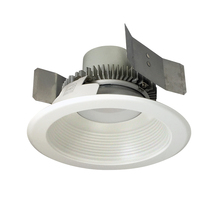 Nora NLCBC2-55230WW/10 - 5" Cobalt Click LED Retrofit, Baffle, 1000lm / 12W, 3000K, White Baffle / White Flange