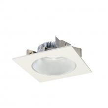 Nora NLCBS-4538527HZW - 4" Cobalt Shallow High Lumen LED Trim, Square/Round Reflector, 850lm, 2700K, Haze / White