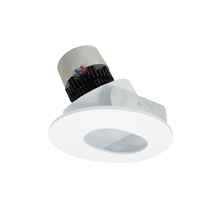 Nora NPR-4RSL40XMPW - 4" Pearl LED Round Adjustable Slot Aperture Retrofit, 1000lm / 12W, 4000K, Matte Powder White