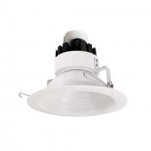 Nora NRMC3-62L135NWW - 6" Marquise III Retrofit, White Baffle/White Flange, 120-277V; 0-10V Dimming, 1300lm / 12W,