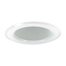 Nora NT-5012W - 5" Deep Phenolic Baffle w/ Ring, White