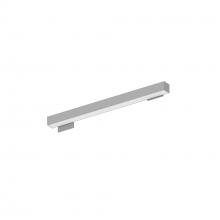 Nora NWLIN-21035A/L4-R2P - 2' L-Line LED Wall Mount Linear, 2100lm / 3500K, 4"x4" Left Plate & 2"x4" Right