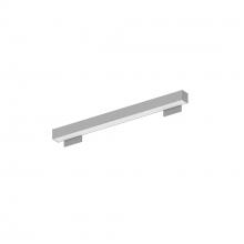 Nora NWLIN-21040A/L4P-R4 - 2' L-Line LED Wall Mount Linear, 2100lm / 4000K, 4"x4" Left Plate & 4"x4" Right