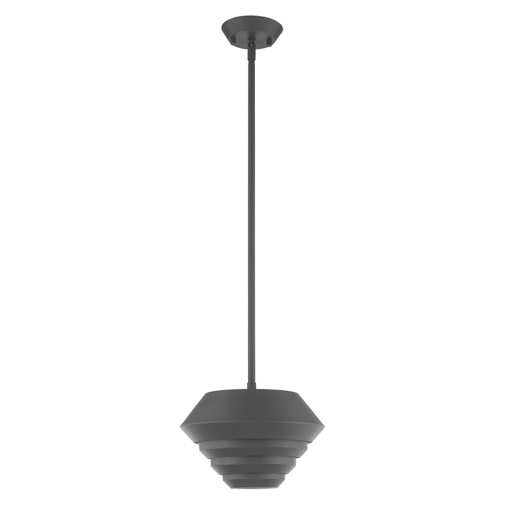 1 Lt Scandinavian Gray Mini Pendant