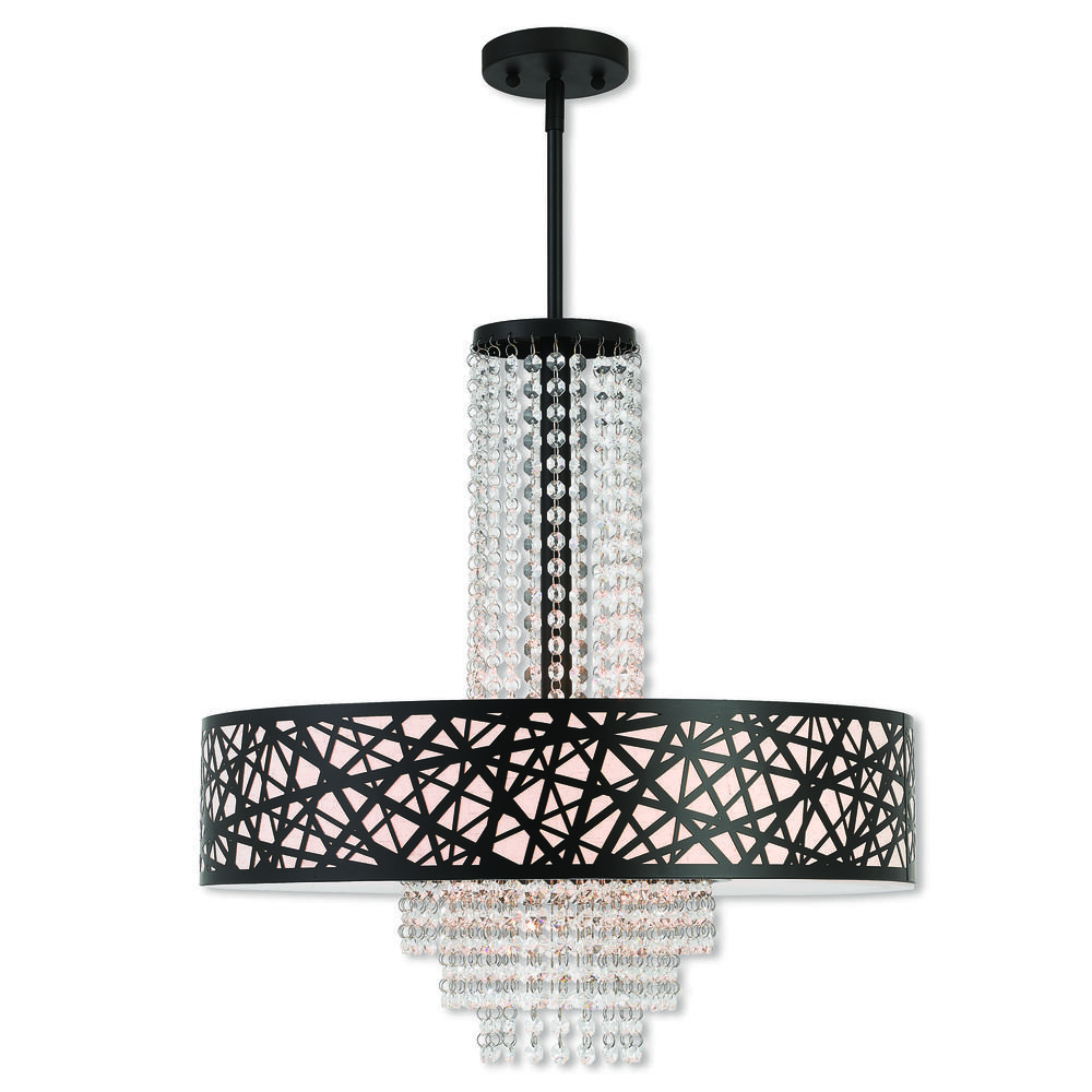 5 Lt BZ Pendant Chandelier