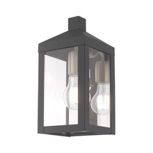 Livex Lighting 20581-76 - 1 Lt Scandinavian Gray Outdoor Wall Lantern