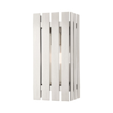 Livex Lighting 20752-91 - 1 Lt Brushed Nickel Outdoor Wall Lantern