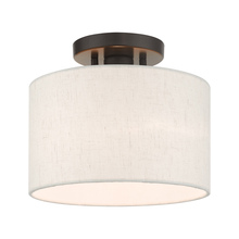 Livex Lighting 49808-92 - 1 Lt English Bronze  Semi Flush