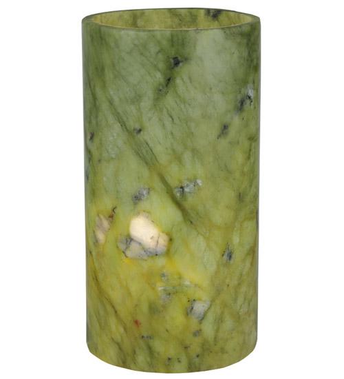 3.5"W Cylindre Green Jadestone Shade