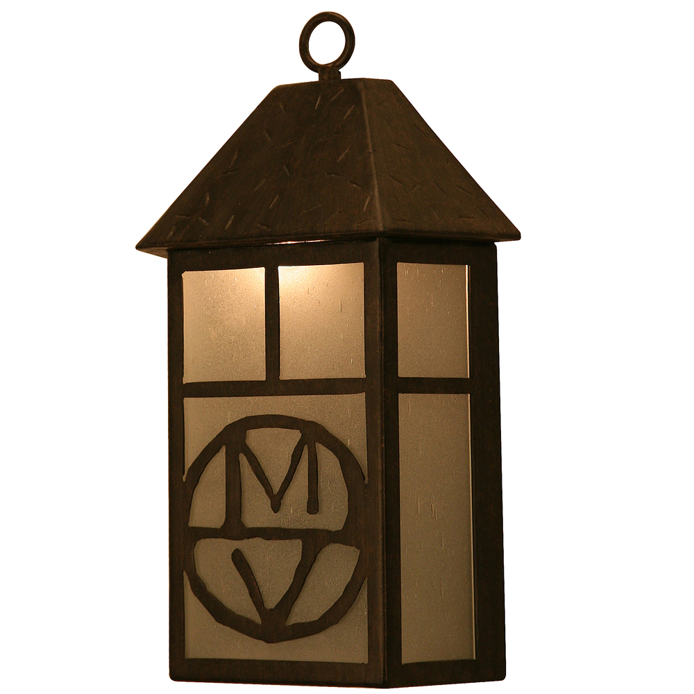 12"W Personalized "MV" Wall Sconce