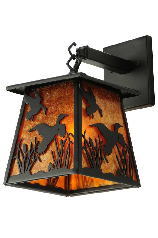 7"W Ducks in Flight Hanging Wall Sconce