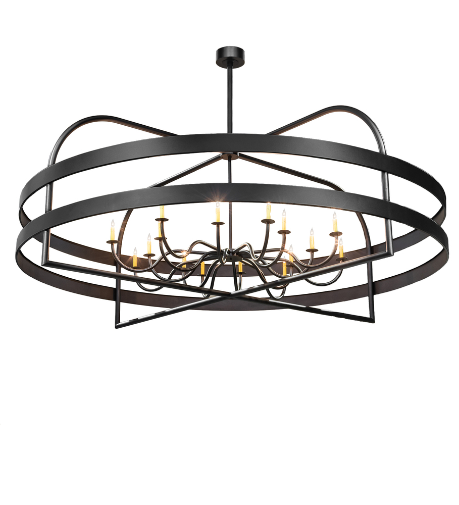 108" Wide Aldari 12 Light Chandelier