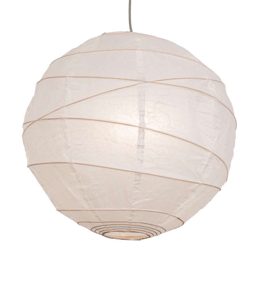 19" Wide Papier Lantern Pendant