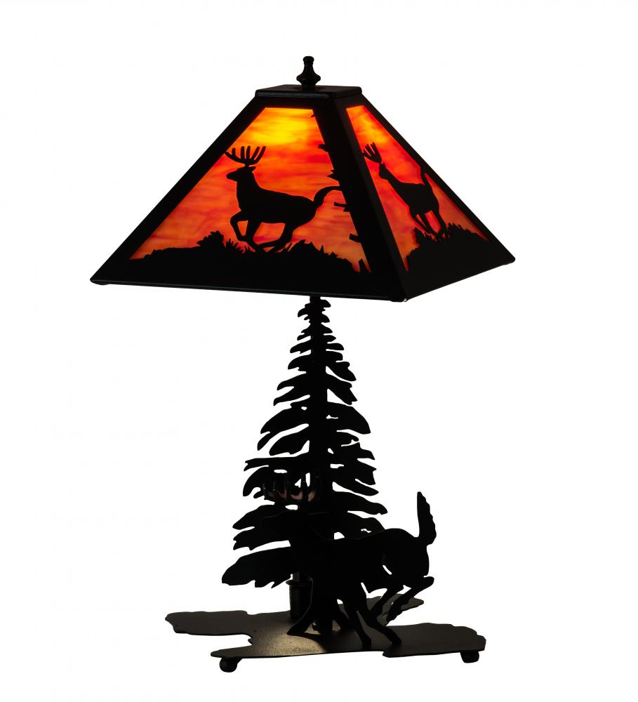 21" High Lone Deer Table Lamp