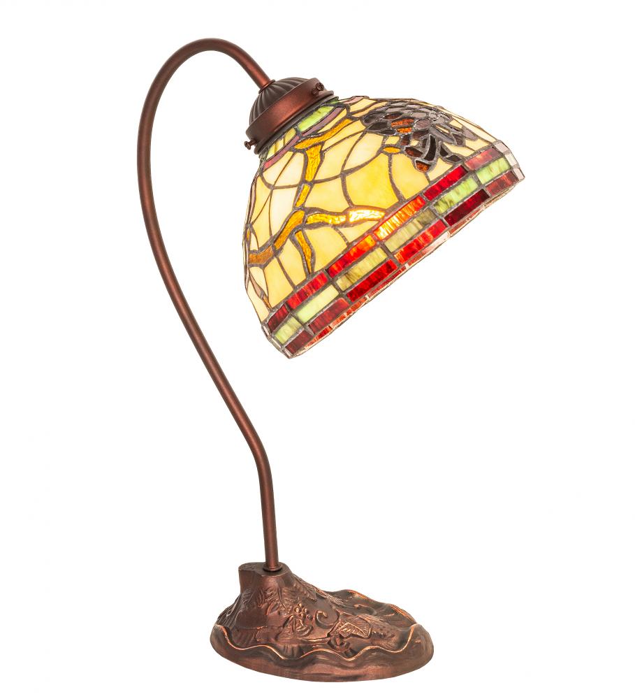 18" High Pinecone Desk Lamp