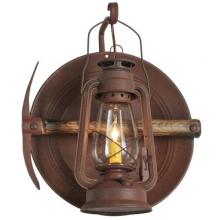 Meyda Blue 114829 - 16" Wide Miners Lantern Wall Sconce