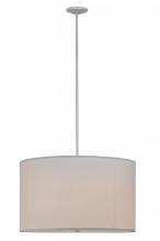 Meyda Blue 145853 - 36"W Cilindro White Textrene Pendant