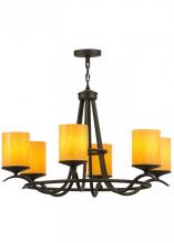 Meyda Blue 150215 - 39"W Octavia 6 LT Chandelier