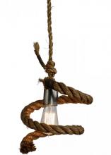 Meyda Blue 152480 - 9.5"W Rope Mini Pendant