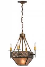 Meyda Blue 154280 - 16" Wide Gironde 4 Light Pendant