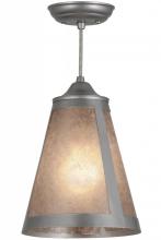 Meyda Blue 156684 - 9"W Mission Cantilever Mini Pendant