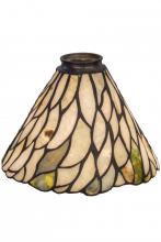 Meyda Blue 157591 - 8"W Willow Jadestone Shade