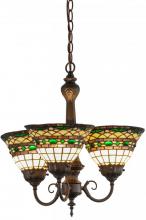 Meyda Blue 158700 - 20"W Tiffany Roman 3 LT Chandelier