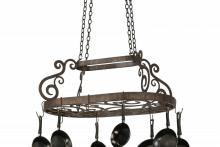 Meyda Blue 166434 - 38" Long Neo Pot Rack