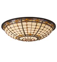 Meyda Blue 179859 - 22"W Fleur-de-Lite Shade