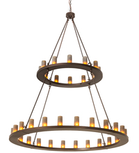 Meyda Blue 195244 - 72" Wide Loxley 36 Light Two Tier Chandelier